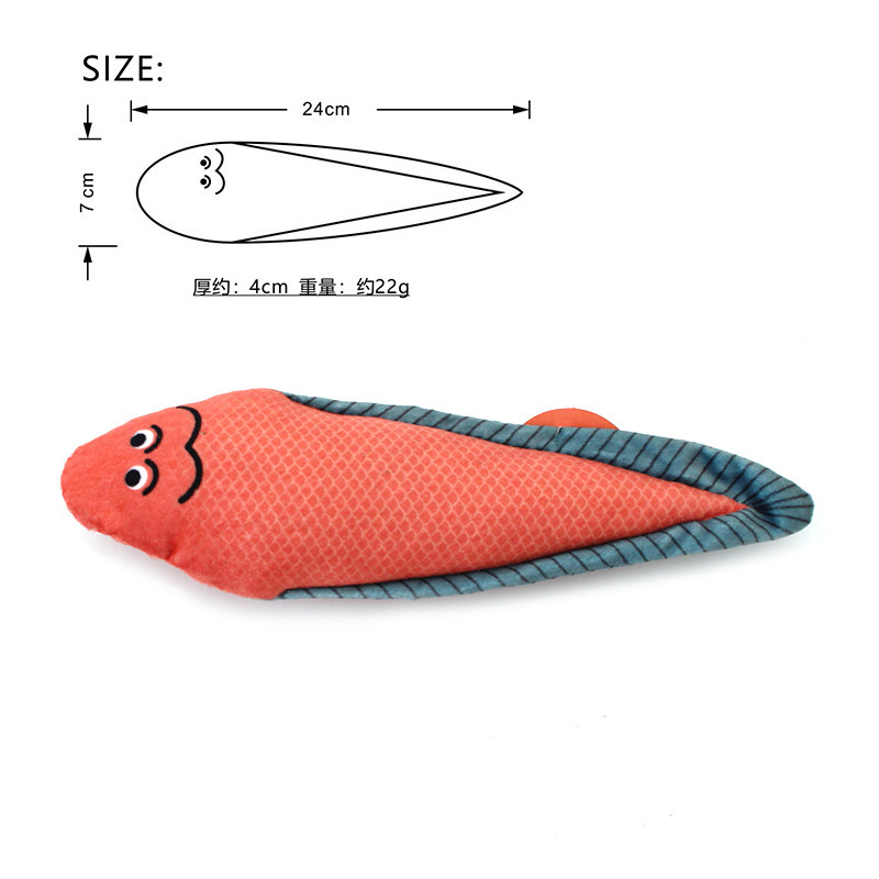 猫のおもちゃの魚はミントをシミュレーションします。|undefined