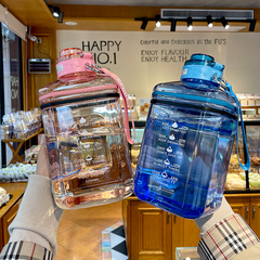 8N large-capacity sports water cup men's fitness water bottle 2000ml summer ton bucket ton portable high-temperature resistant daily water 