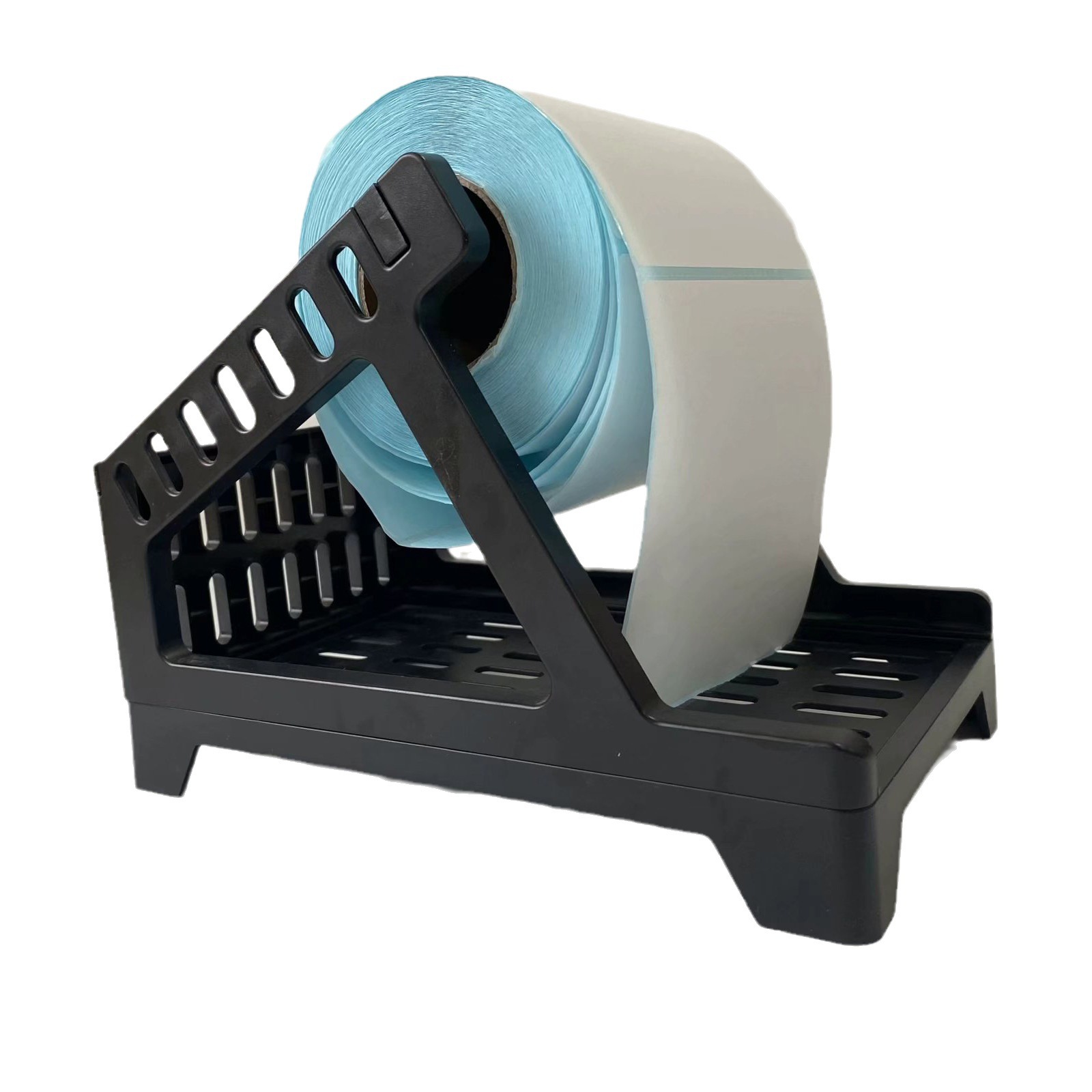 DIY Assembled Plastic Roll Paper Holder Printer Thermal Paper Storage Tray Courier Delivery Face Plate Tabletop Toilet Paper Stand