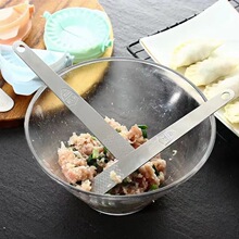 不锈钢包饺勺挑馅勺馄饨馅料搅拌勺饺子工具勺挖馅料勺包饺神器