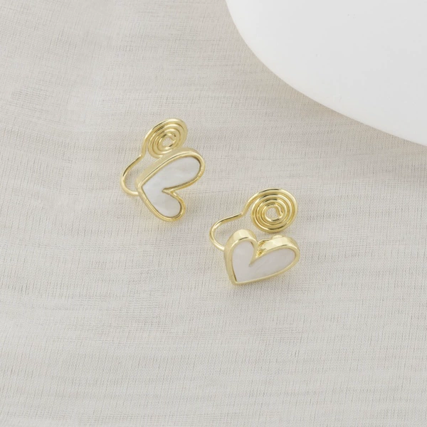 White mosquito coil, ear clips