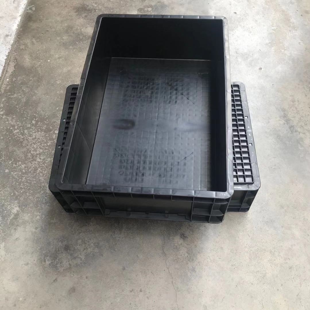 厂家批发长方形塑料eu箱物流周转箱工厂汽配工具箱EU箱灰色储物箱