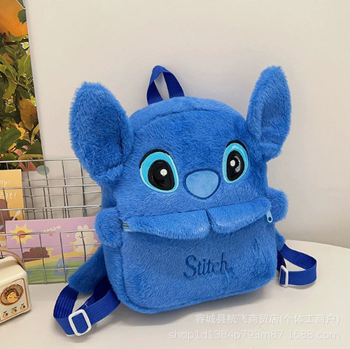 Steins;Gate Plush Toy Backpack with Large Capacity, Dual-Shoulder Design, Student Cartoon Soft and Cute Plush Toy Backpack