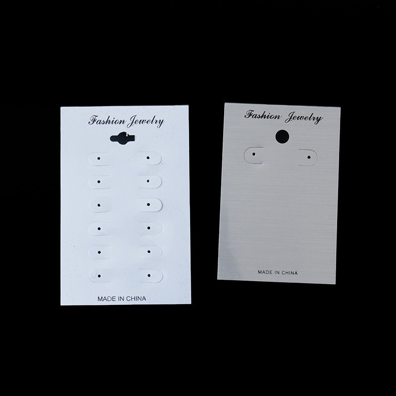 2024设计饰品背卡可来样打款做耳环背卡来样打款耳饰展示卡纸定制