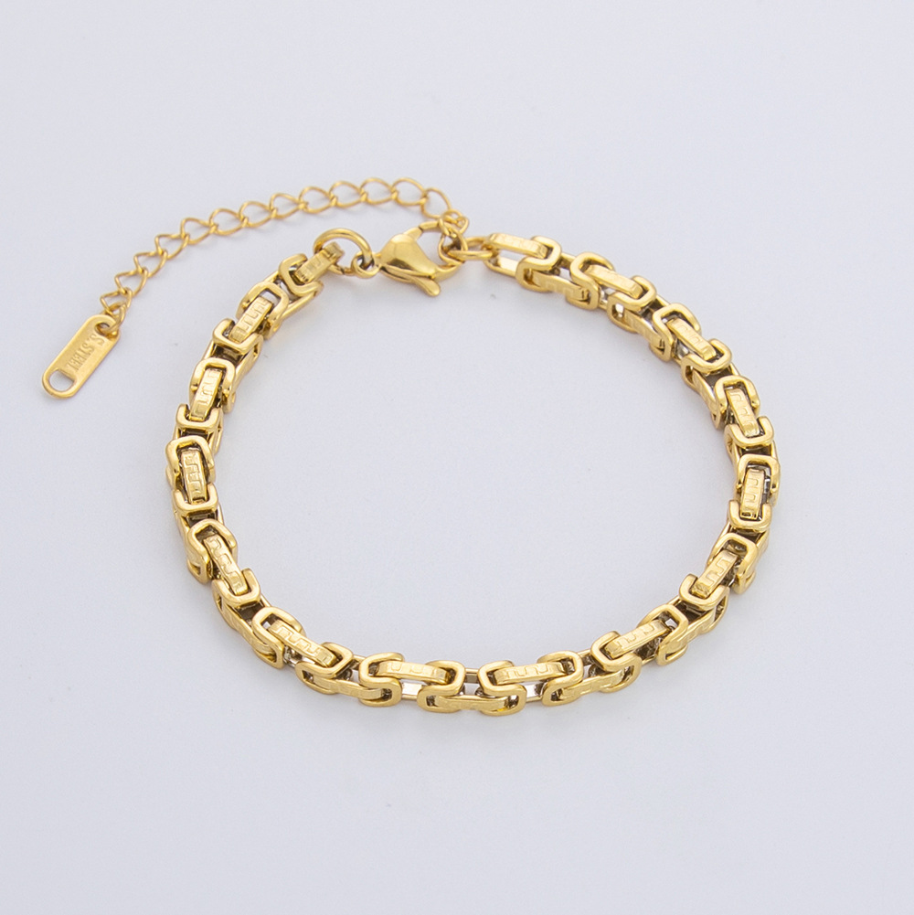 PVD Coated NEW IN HOME DECOR Solid Color 304 Stainless Steel Retro Waterproof Non Tarnish 304 Lab Created Gemstones display picture 4