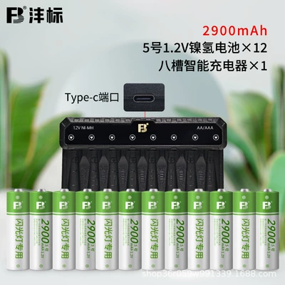 Hibrid akkumulyator batareyaları: Battery Flash Camera - no-5-12-sections-8-slots-smart-fast-charging-n8
