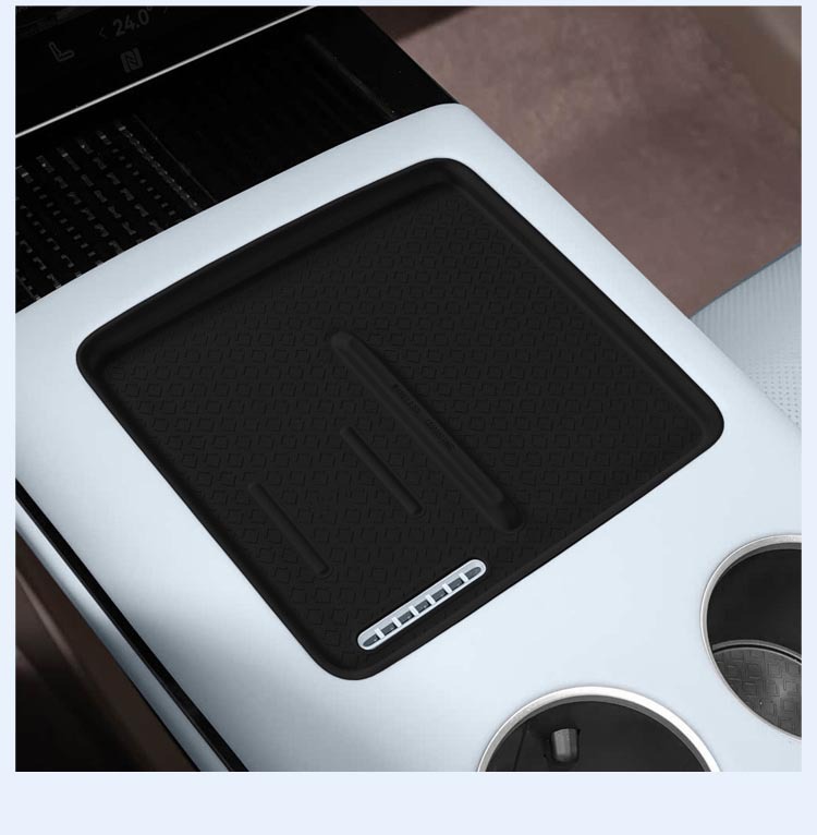 Suitable for 26 Models of Avita 07 Silicone Wireless Charging Pad Central Control Mobile Phone Anti-Slip Pad Accessories Supplies Interior Decoration