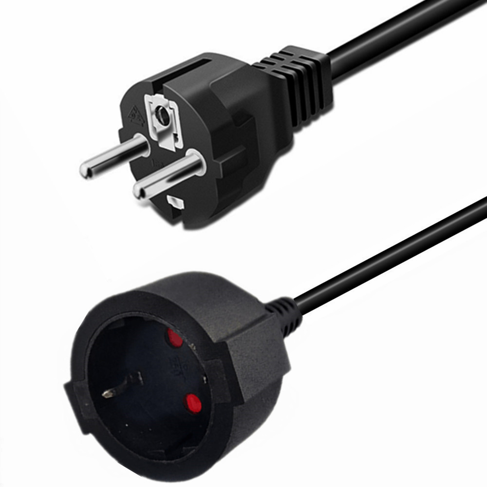 【推荐】供应美发器用插头/夹板插头/欧洲插头配旋转插头线