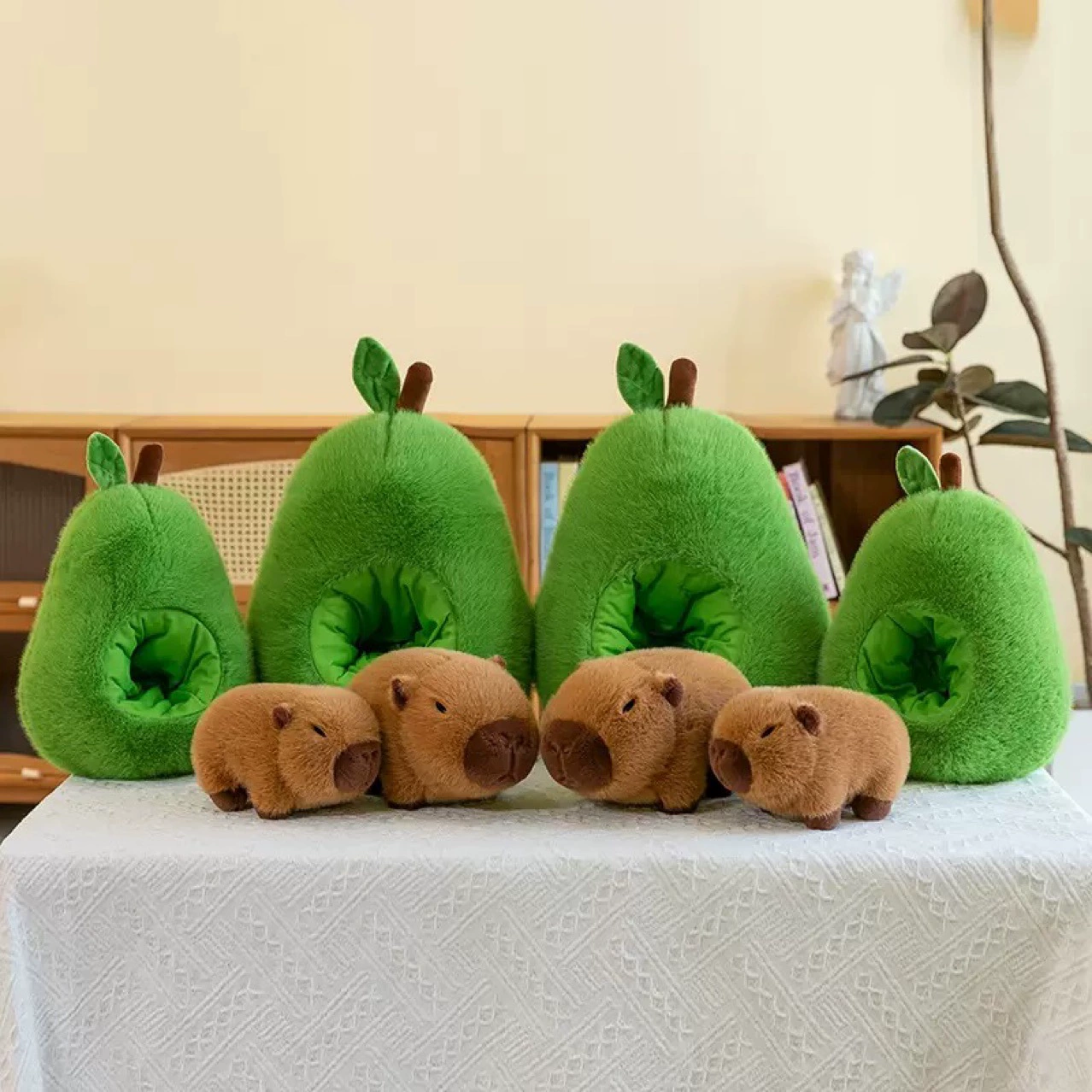 Интернет-знаменитость капибара плюшевая кукла Капибала авокадо детский подарок торговый центр подарок обновление производитель оптовая продажа