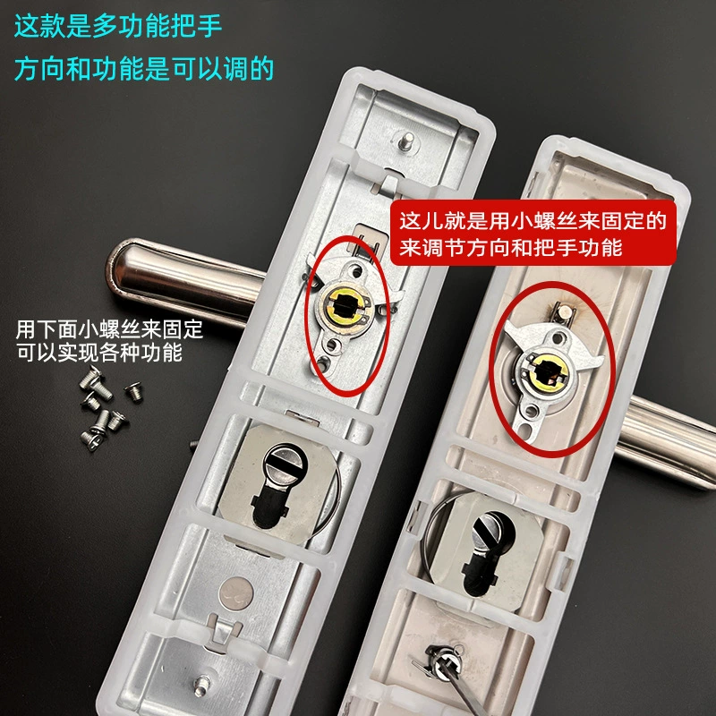 Противоугонная дверь дверная ручка из нержавеющей стали входная дверь коммерческого дома железная дверь ручка универсальной противоугонная дверь дверной замок новый