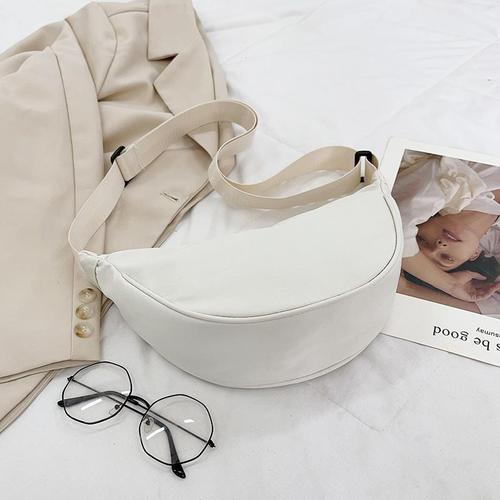 Korean-style women's casual versatile underarm bag commutation crossbody bag plain color dumpling bag new quality shoulder bag