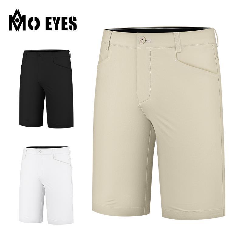 Quần short golf nam Moeyes Magic Eye co giãn mùa hè — M23KUZ002-Đen, M23KUZ002-Kaki, M23KUZ002-màu trắng