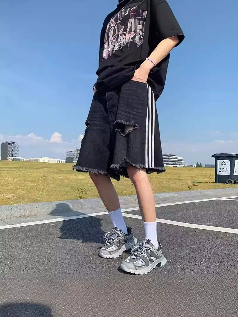 Джинсовая юбка, шорты для мужчин и женщин, брюки для отдыха, oversized