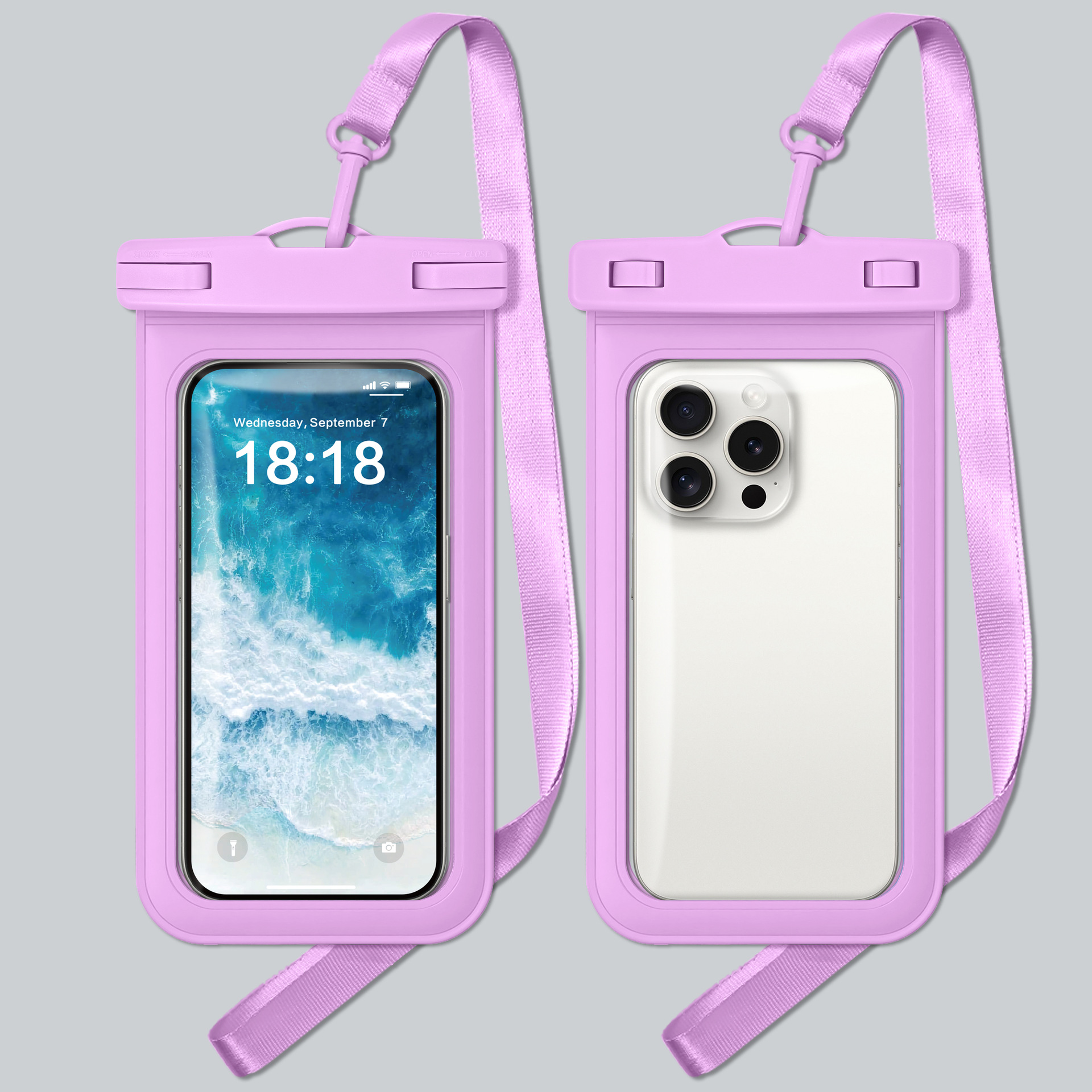 안개가 자욱한 보라색