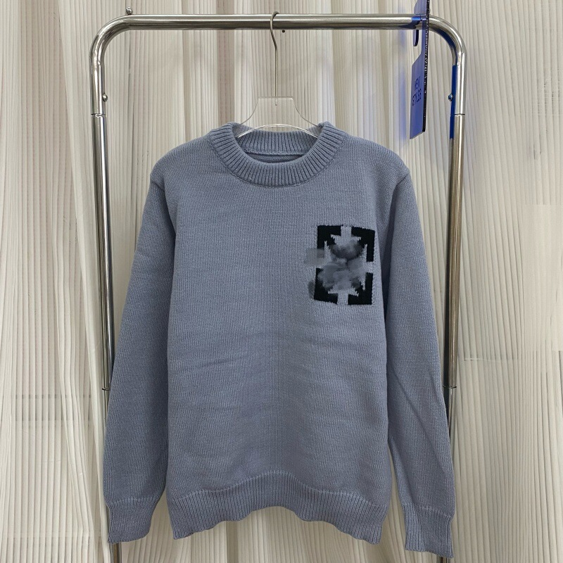 【25冬季爆款毛衣】amiri新品毛衣潮牌前后logo提花AMIRI字母男女|undefined