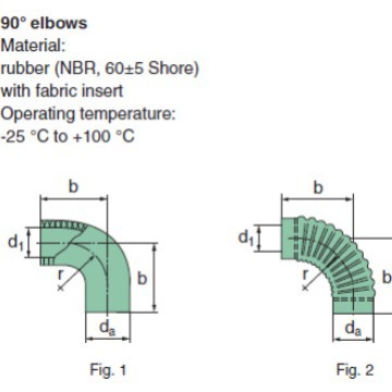 MANN FILTER曼牌滤清器空气连接件橡胶弯管3900025265