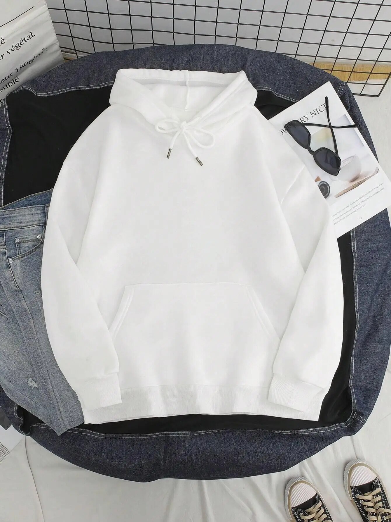 Positive Vitalty Smiling Flower Women Sweatshirt Fashion Cas