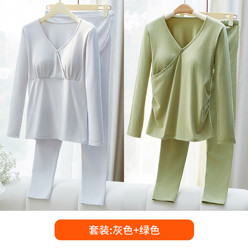 Gray+green / M