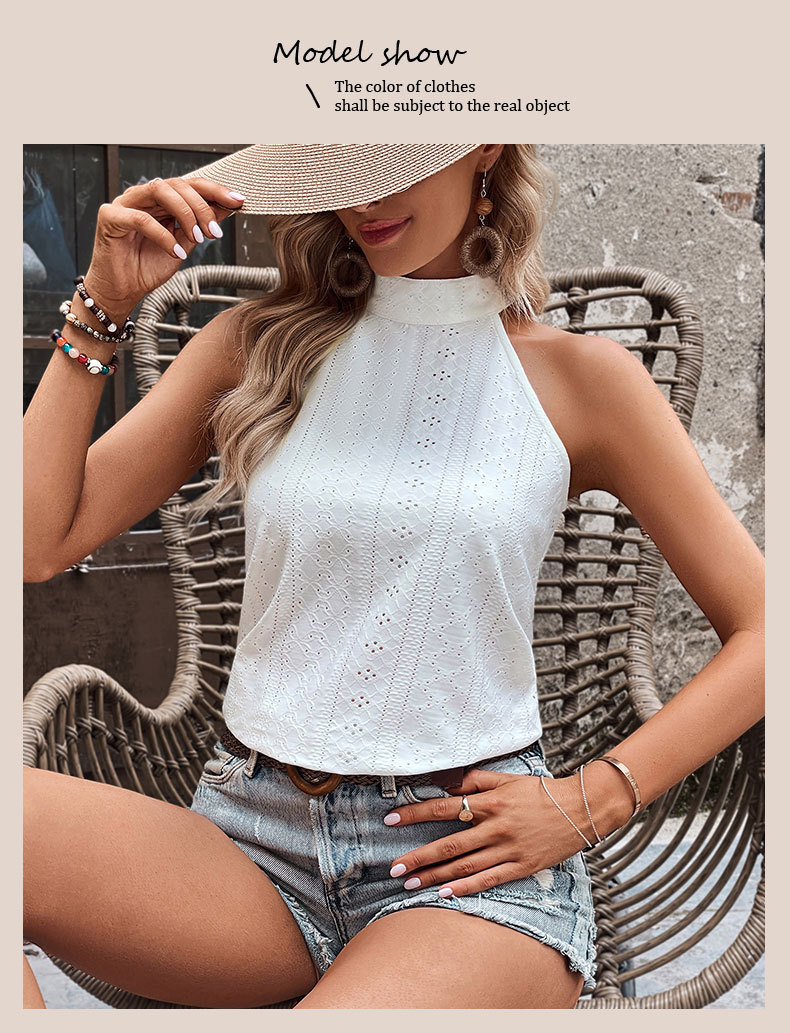 Camicie senza maniche con scollo all'americana e gilet in tinta unita_voghion.com