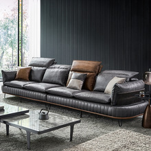 ..乳胶布艺沙发客厅家具小户型直排简约现代轻奢北欧科技布羽绒沙