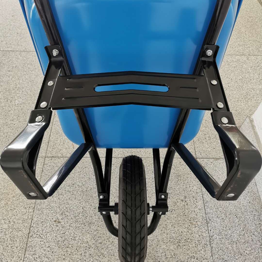 WB7405 sitio de construcción carro de una rueda resistente metal doméstico multifuncional transporte carro de herramientas basculante