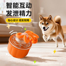 跨境宠物智能滚动球滚动球电动狗玩具解闷智能耐咬逗狗球磨牙玩具