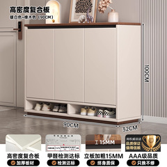 入户鞋柜收纳一体柜靠墙室外玄关柜大容量简约隔断柜家用简易鞋架