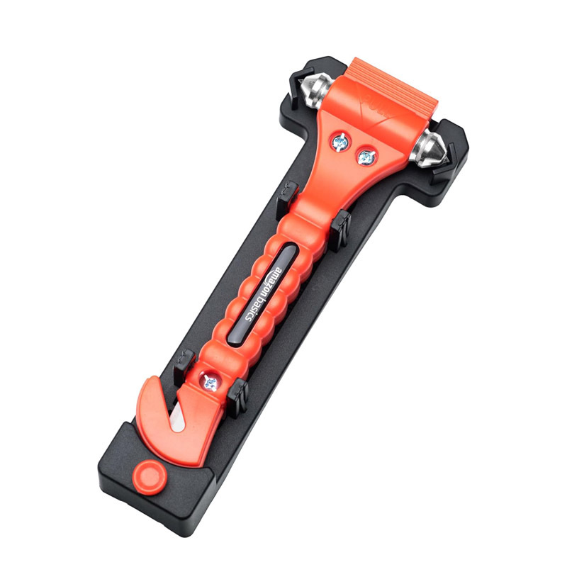 Cross-Border Car Two-In-One Life-Saving Hammer, Solid Hammer for Buses, Escape Hammer, Window Breaker, Bus Safety Hammer