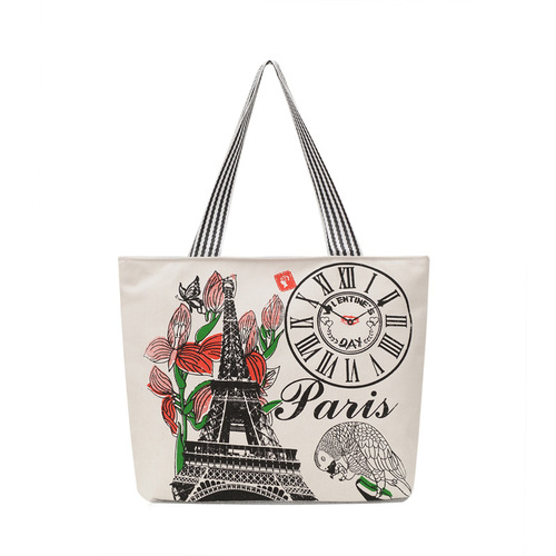 Stitched Handbag for Women, Shopping and Leisure Tote Bag, Wholesale, Literary and Fresh, Single Shoulder Bag for Students, Tutoring Bag