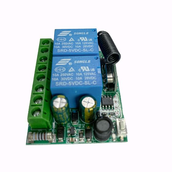 Wide voltage AC85-220V two-way wireless remote control switch control motor forward and reverse car seat modification