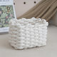 Japanese Style Fabric Cotton Rope Woven Storage Basket Instagram Style Sundry Basket Storage Basket Desktop Cosmetic Finishing Storage Box