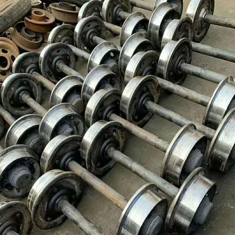 rueda de minería para tren plano de tren de acero fundido 600 gauge de rieles rueda de minería para pares de ruedas huecas
