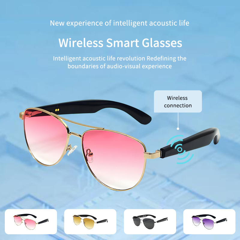 GT31 AI Smart Bluetooth Glasses with Voice Assistant Sunglasses for Music Playback And Calls New_voghion.com