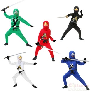 Children's Ninja Play costume Lego Ninja Ninja GO 4-piece set Halloween spring festival costume