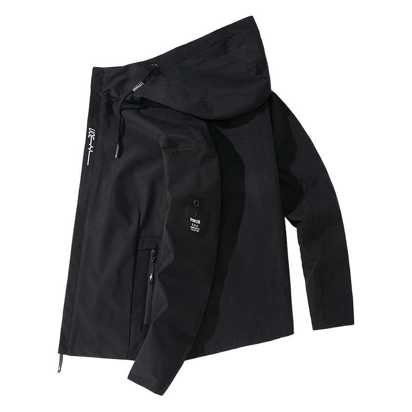 2025 chaqueta de primavera chaqueta con capucha para hombre fábrica de hombres al por mayor chaqueta deportiva casual de moda coreana juvenil