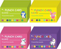 50 cards per pack, 5*9 cm Loyal Reward Cards for Students, suitable for business classrooms, students, and teachers