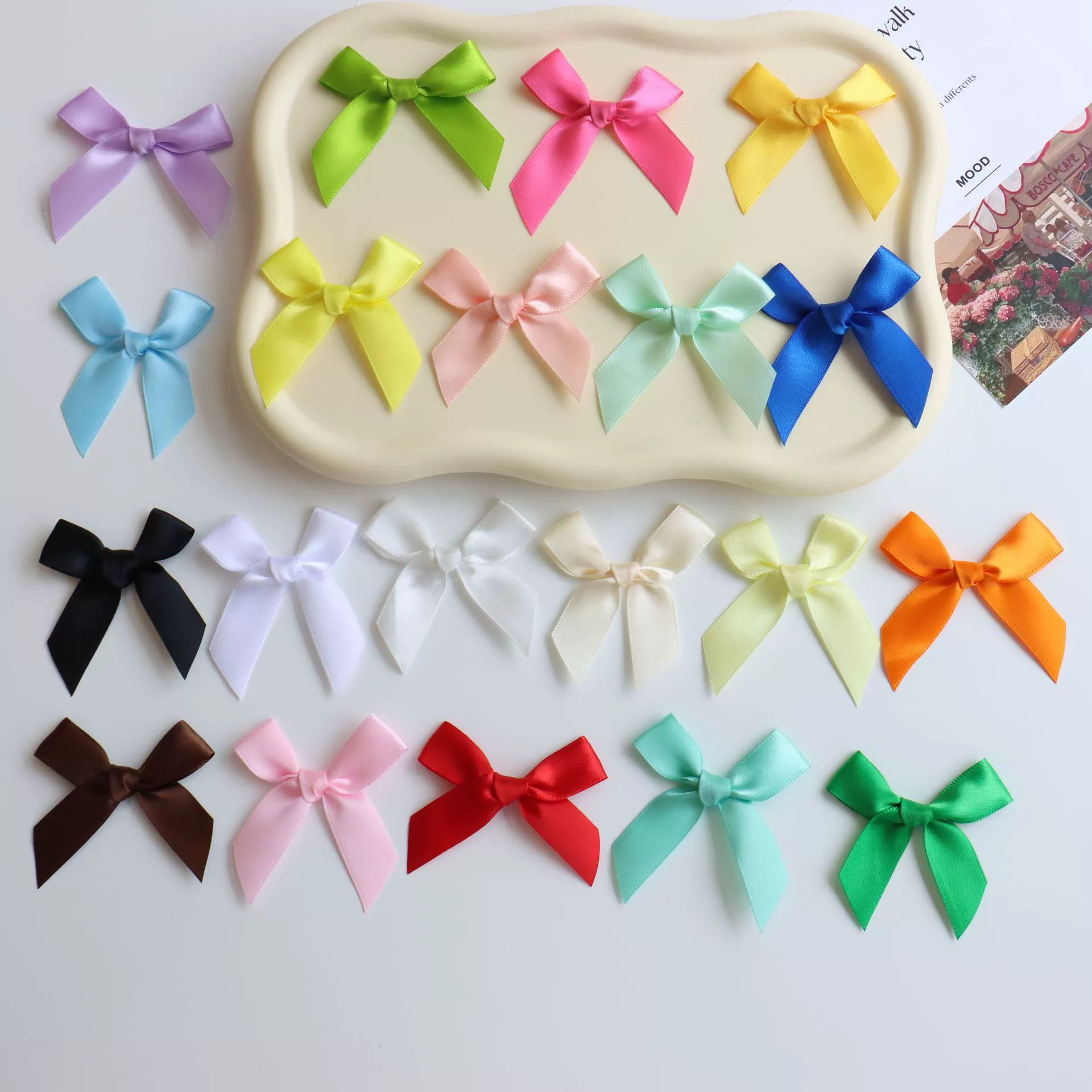 Пятно 1,5 CM широкий лента для рук бант