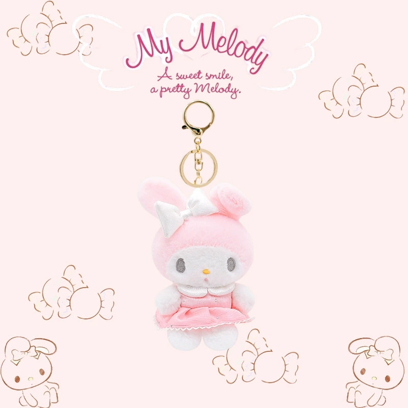 Плюшевая игрушка (Sanrio Hello Kitty) 10 см брелок/декор для сумки, оригинальное качество