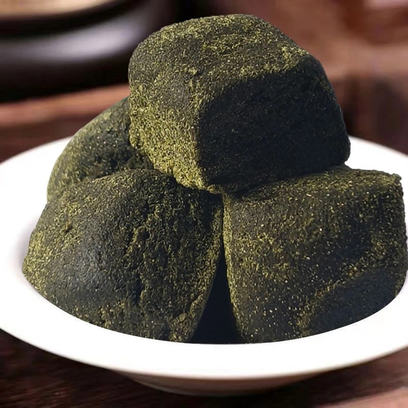 桑の葉の双瓜の餅の手作りの伝統の冷加工のお菓子の間食のインスタント食品のお菓子の瓶の100g/瓶|undefined