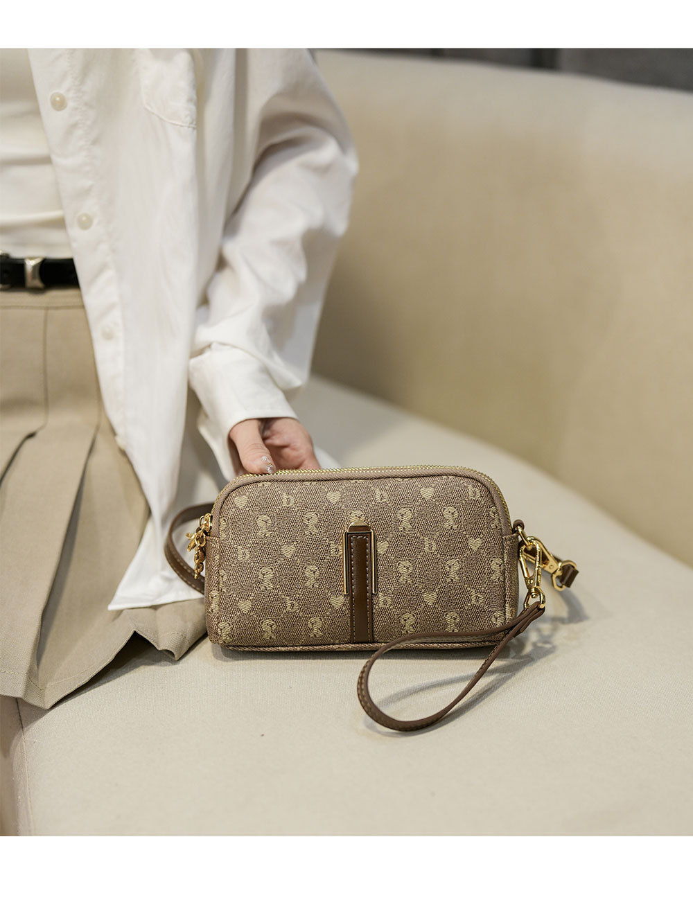 Damentaschen Trendy All-Match-Clutch-Tasche Modische Schulter-Umhängetasche_voghion.com
