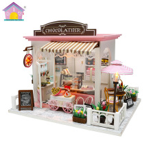 弘达diy小屋创意生日圣诞礼物拼插玩具模型木制沙盘摆件手工拼装
