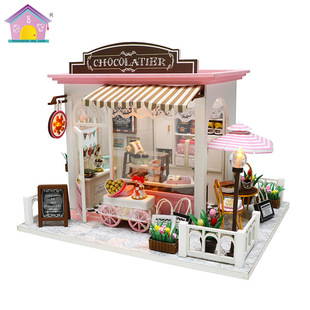 Hongda DIY Cabin Stereo Puzzle Assembly Toy Building Model Birthday Holiday Gift Gift Creative Assembly