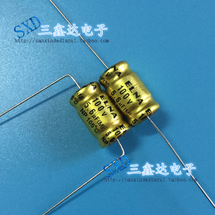 100V5.6UF 5.6UF100V全新原装无极NP 轴向卧式 电解电容 10*16