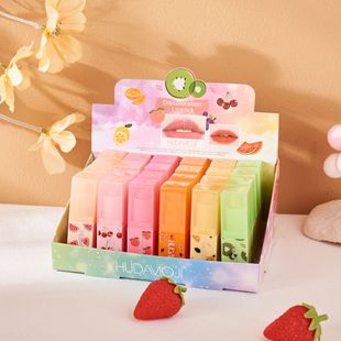Hudamoji Fruit Color-Changing Lipstick, Natural, Light, Long-Lasting, Whitening, Lip Brightening, Color-Changing Lipstick