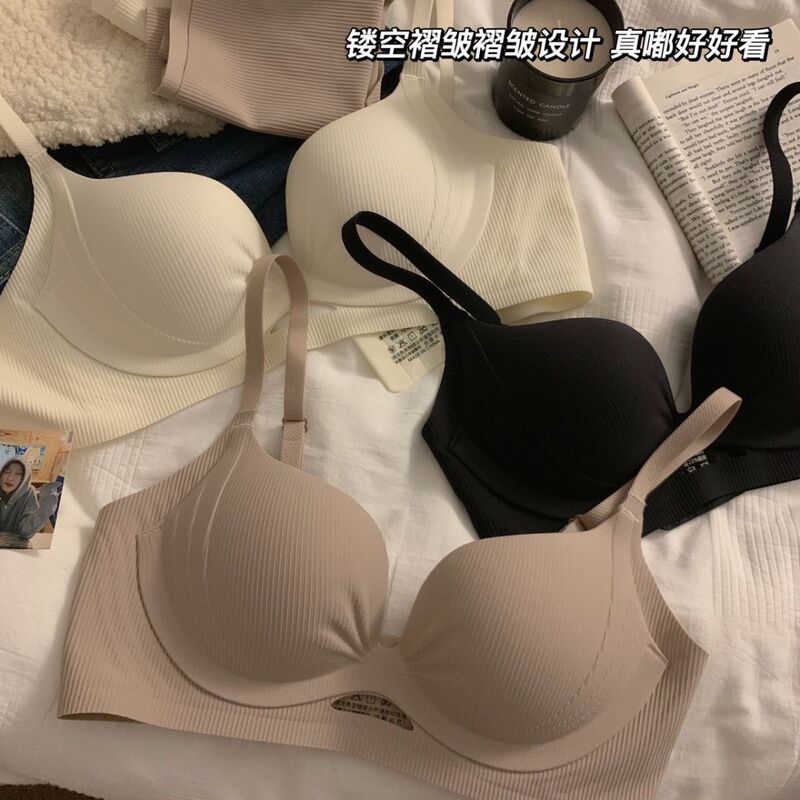 Women's Lingerie for Small Busts, Enhancing and Gathering Effect, 2025 New Popular Model, Side Breast Reduction, Anti-Sagging, Wireless, Thickened Bra Women's Lingerie for Small Busts, Enhancing and Gathering Effect, 2025 New Popular Model, Side Breast Reduction, Anti-Sagging, Wireless, Thickened Bra