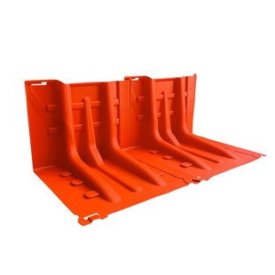 Flood-Proof Water Barrier Special L-Shaped Flood-Proof Property Flood-Proof Water Barrier Sandbag Removable Garage Plastic Flood-Proof Board