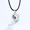Magnetic pendant heart shaped, necklace for beloved