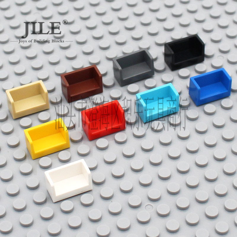 Compatible with 23969 domestic science and technology education building blocks parts 1x2x1 Wall three-side wall panel seat 0.1KG