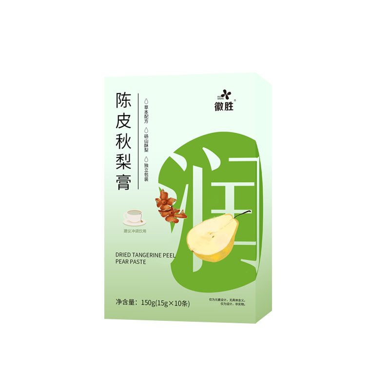 Factory-produced Chenpi Autumn Pear Paste—Nourishing, Handcrafted, Individually Packaged, Wholesale & Drop Shipping Available