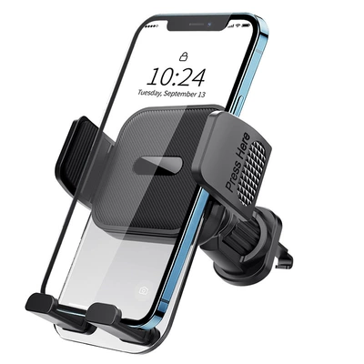 Meili's New Car Mobile Phone Holder Air Outlet Dashboard Suction Cup Source Manufacturer Navigation Cross-Border Foreign Trade Wholesale (Car phone holder) - ml217-gray-packaging-with-color-box